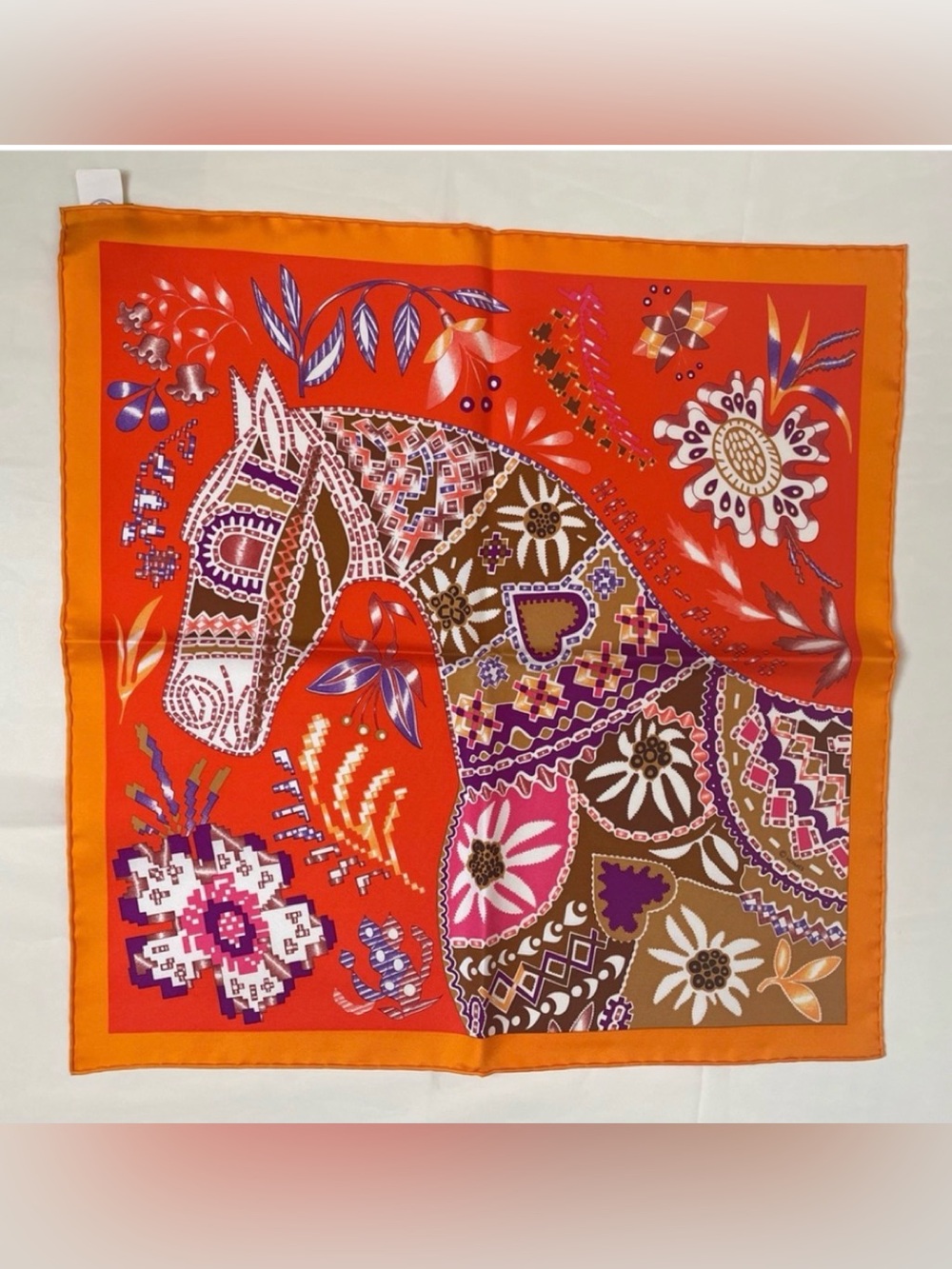 ISO -  “En Attendant Ulysse” bandana in orange